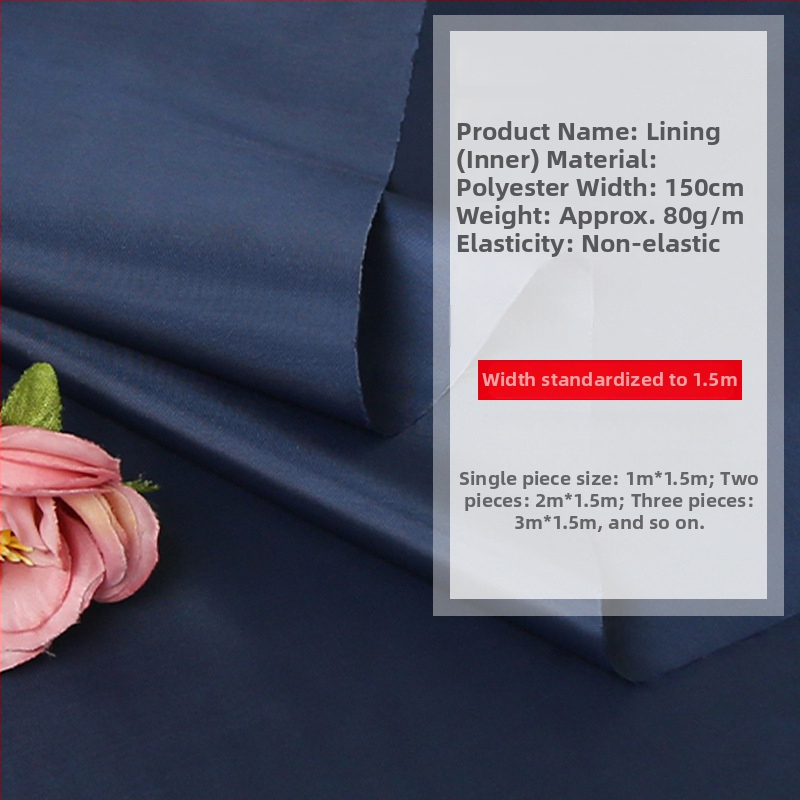 Taftová vnútorná podšívka na kabáty a tašky — vnútorný materiál odevov; Číslo artikla aADb7hGS; Vlastná značka: Áno