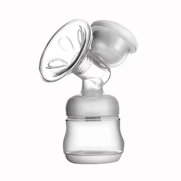 Električni set dodataka za pumpu za dojilje s silikon dijafragmom, duckbill ventilom, troputnom sklopom, horn cover i prašnim poklopcem bočice mlijeka.