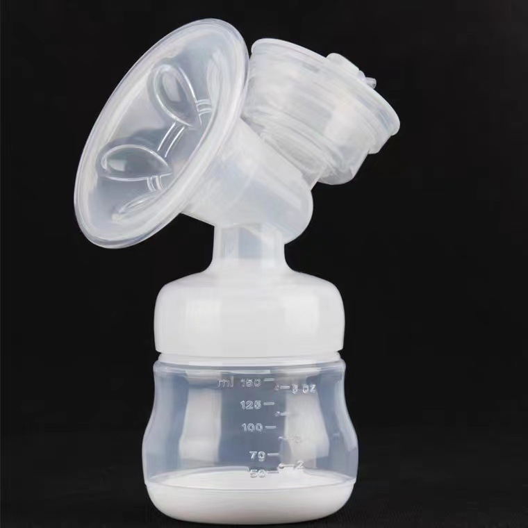 Električni set dodataka za pumpu za dojilje s silikon dijafragmom, duckbill ventilom, troputnom sklopom, horn cover i prašnim poklopcem bočice mlijeka.