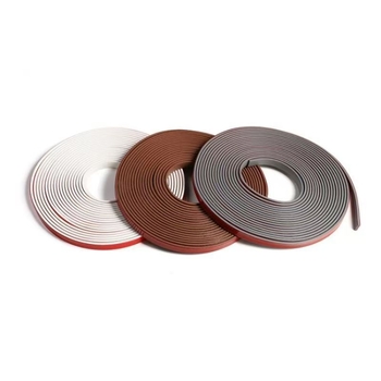 Szilikon ajtó- és ablakszigetelések, öntapadós, hangszigetelő, kopásálló, keménység 65, Qunwo márka