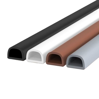 Szilikon ajtó- és ablakszigetelések, öntapadós, hangszigetelő, kopásálló, keménység 65, Qunwo márka