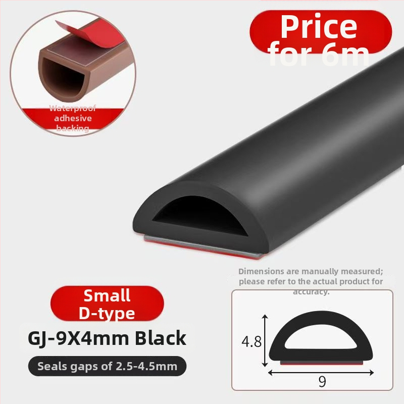 Silikónové tesnenia na dvere a okná, samolepiace, zvukovo izolujúce, odolné voči opotrebeniu, tvrdosť 65, značka Qunwo