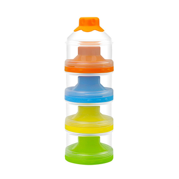 Βρεφικό μεταφερόμενο κουτί γάλακτος με τρία διαμερίσματα και ανεξάρτητες θήκες, αποσπώμενος σχεδιασμός, PP υλικό, απλός στυλ, διαθέσιμο ιδιωτικής ετικέτας