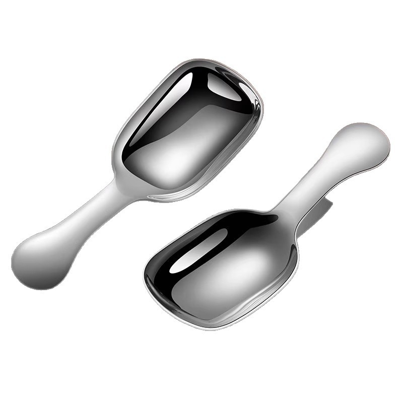 Linguriță din oțel inoxidabil pentru ceai și cafea, stil modern minimalist, finisaj lustruit cu apă, calitate de primă clasă