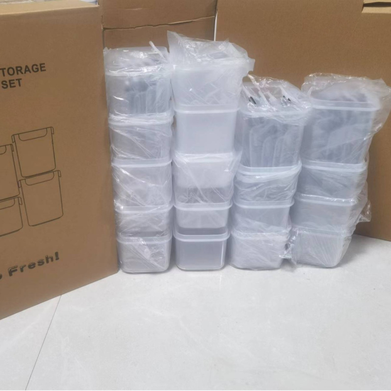 19-частен комплект пластмасови запечатващи буркани за хранително съхранение на захар, мляко на прах и сухи продукти, влагозащитни