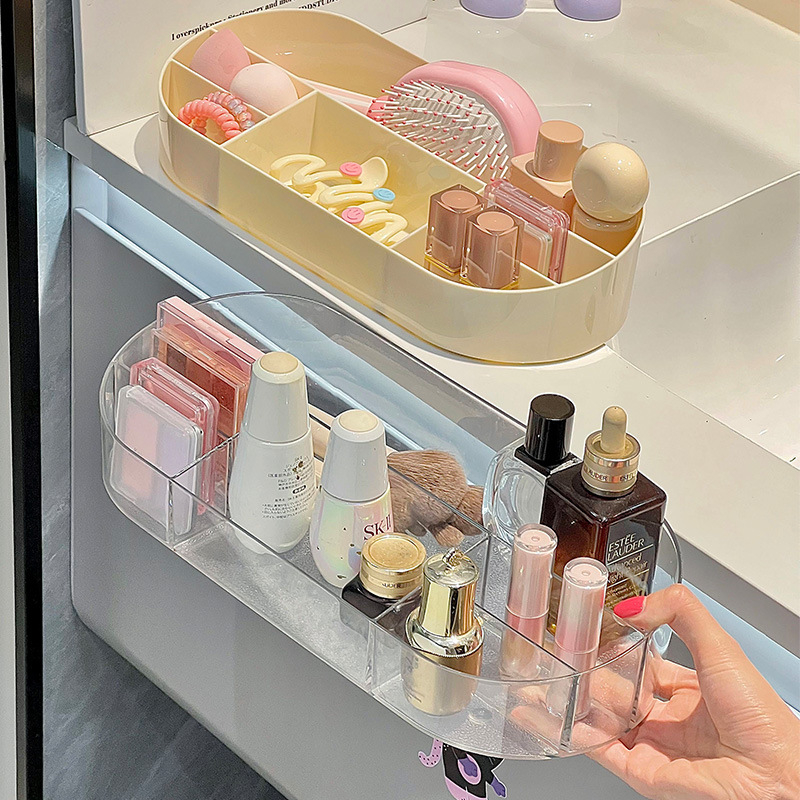 Kutija za kozmetiku na stol s pregradama, organizator ruževa, prozirni PET, model Bll-5031-storage box