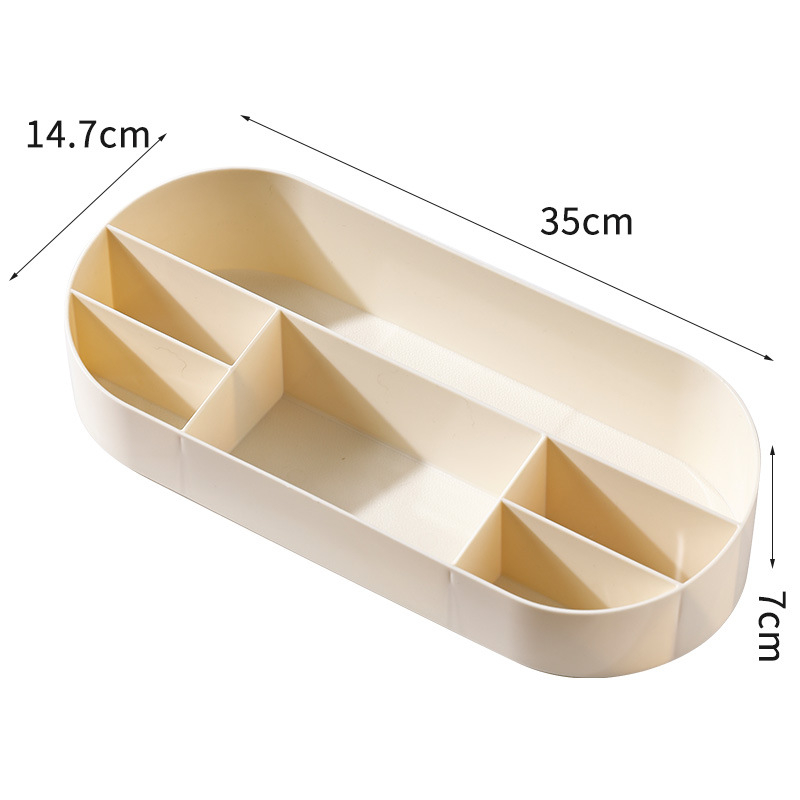 Kutija za kozmetiku na stol s pregradama, organizator ruževa, prozirni PET, model Bll-5031-storage box