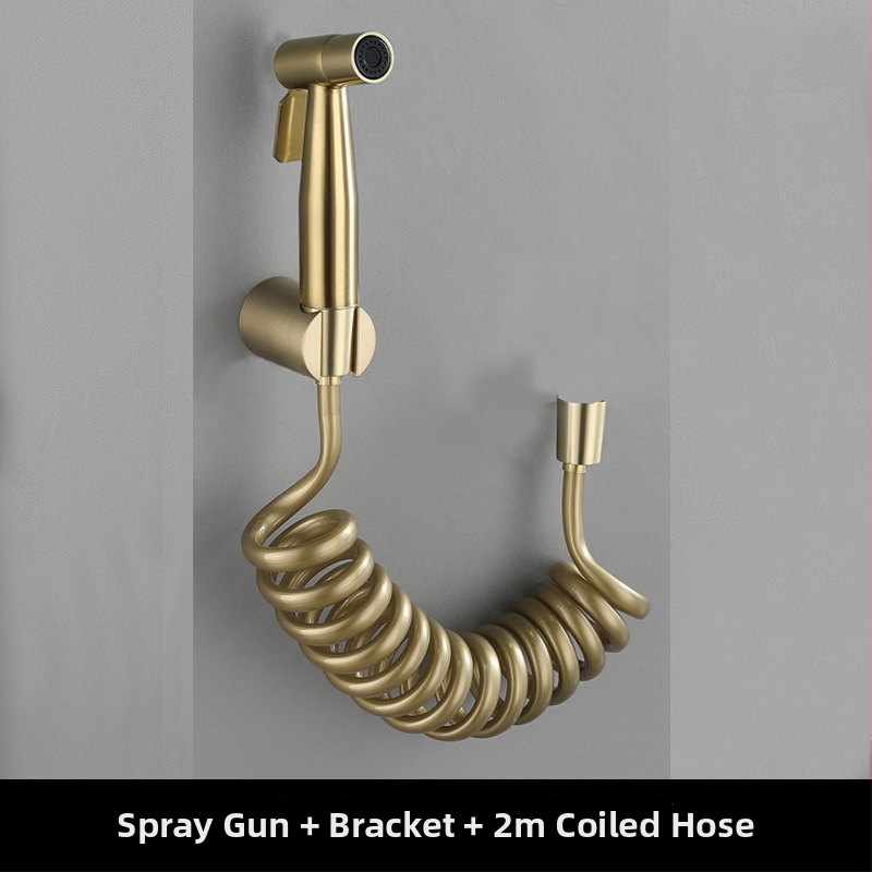 Medenasti set WC spreja, visoki tlak, nije prilagodljiv, bez usluge instalacije