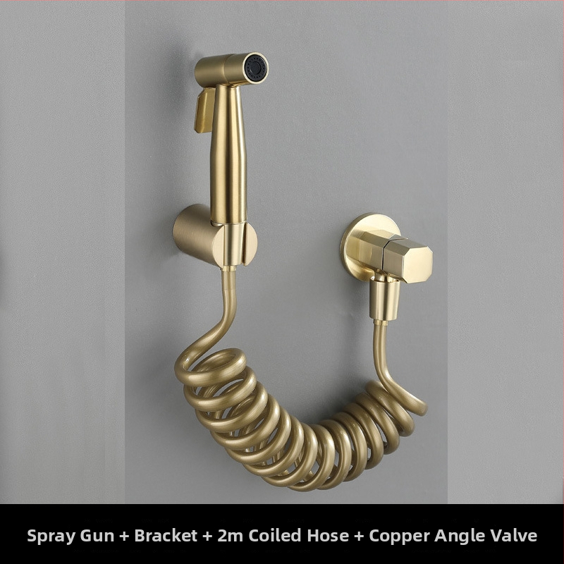 Medenasti set WC spreja, visoki tlak, nije prilagodljiv, bez usluge instalacije