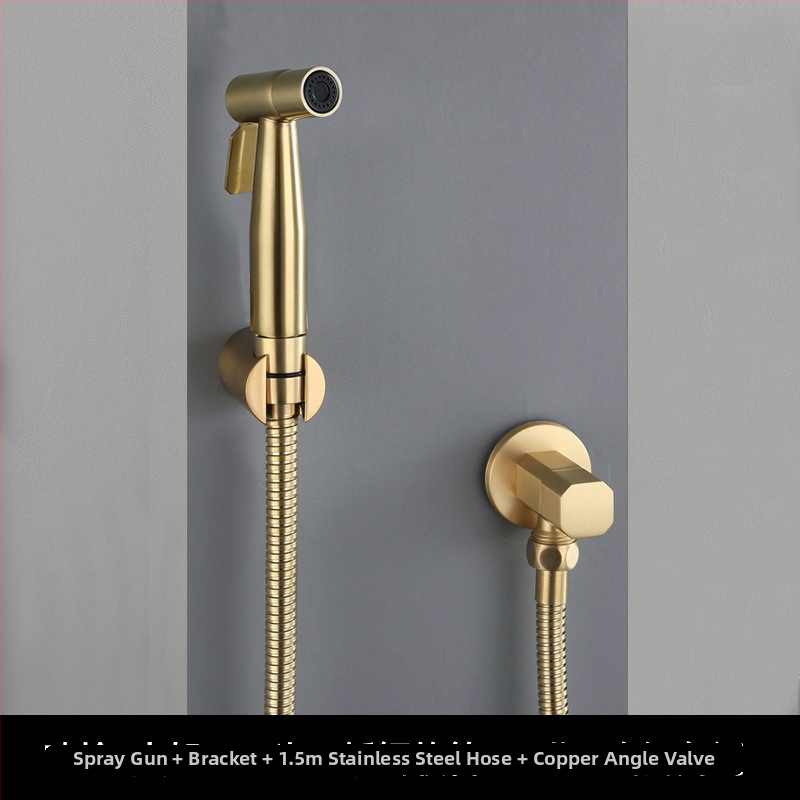 Medenasti set WC spreja, visoki tlak, nije prilagodljiv, bez usluge instalacije