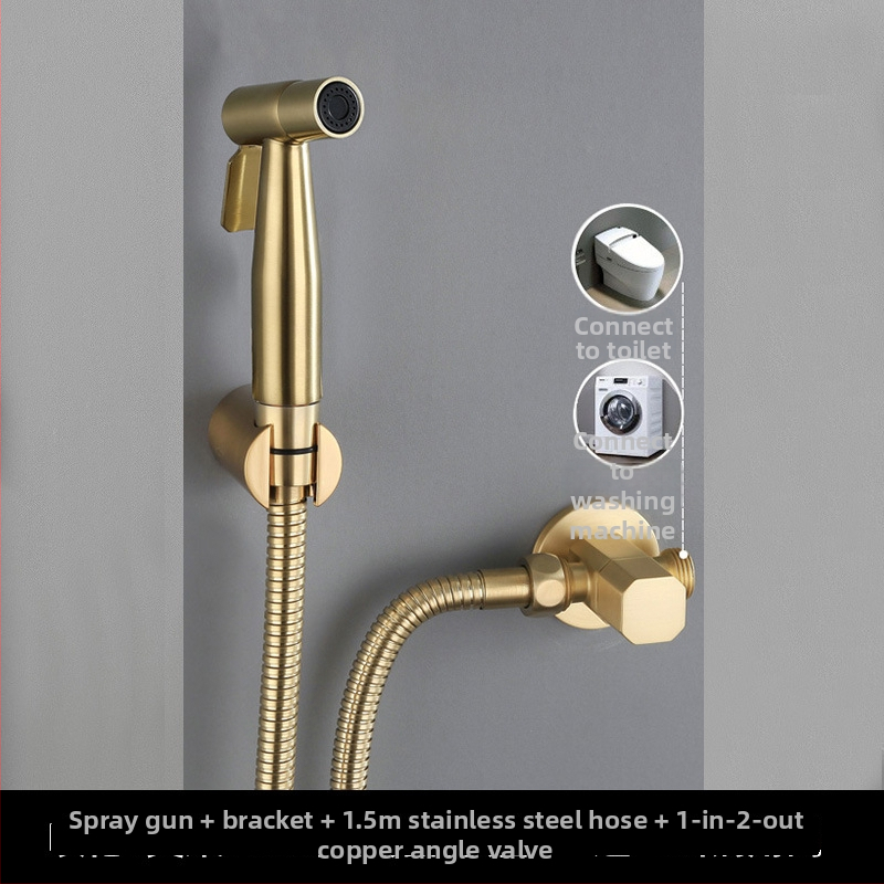 Medenasti set WC spreja, visoki tlak, nije prilagodljiv, bez usluge instalacije