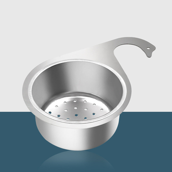 Vješalna košara od nehrđajućeg čelika za kuhinjsku sudoperu — mokro-sušno odvajanje, filtr za ostatke, Drip Basket serija, Nahe brend