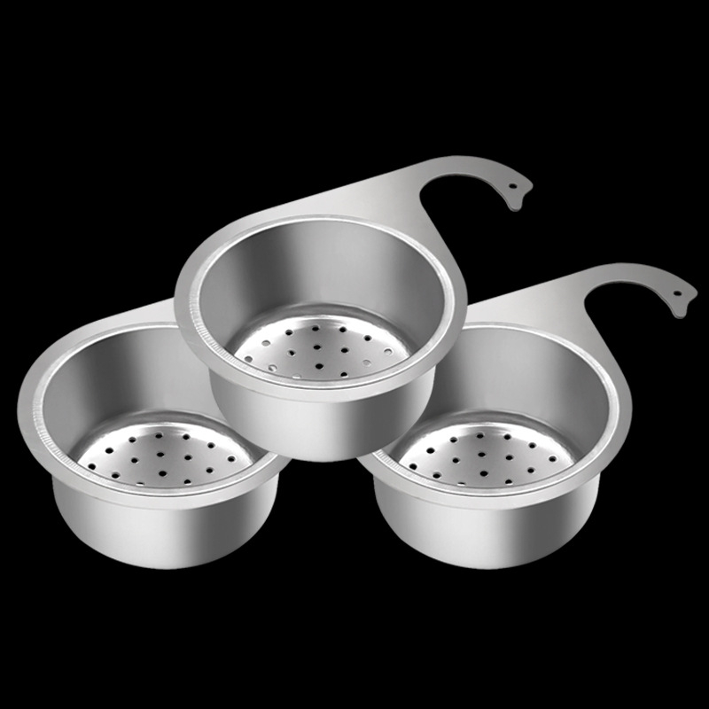 Vješalna košara od nehrđajućeg čelika za kuhinjsku sudoperu — mokro-sušno odvajanje, filtr za ostatke, Drip Basket serija, Nahe brend