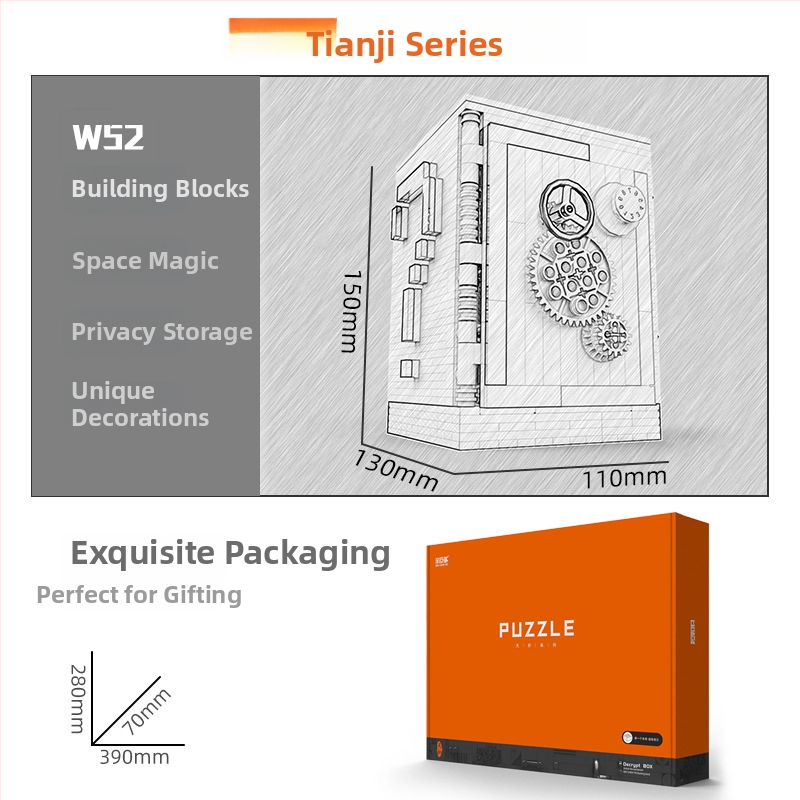 Kutija za dešifriranje od ABS-a, funkcija otključavanja, prilagodba OEM logotipa, za uzrast 7–14