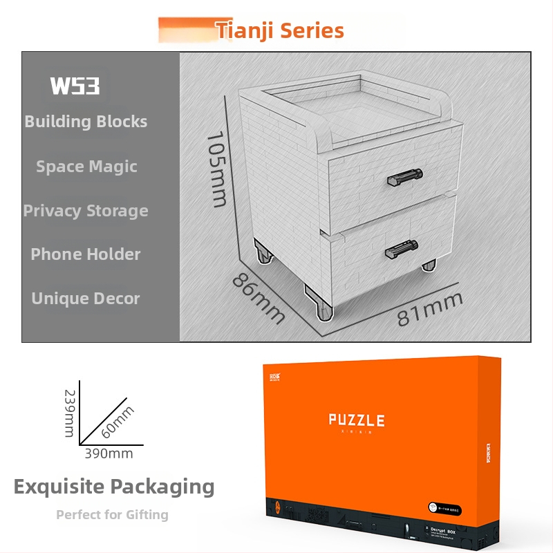 Kutija za dešifriranje od ABS-a, funkcija otključavanja, prilagodba OEM logotipa, za uzrast 7–14