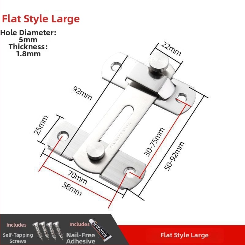 Brava za vrata s leptir zatvaračem – Brand Unique – Moderan stil
