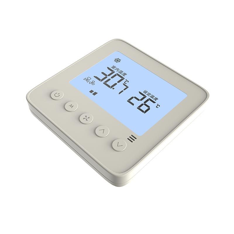 Bluetoothos vezeték nélküli távvezérlésű LCD termosztát központi klíma vezérlővel, háromfokozatú kapcsolóval, 220V