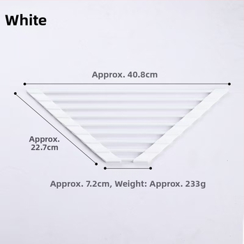 Sklopivi silikon trokutasti odvodni stalak za kuhinju (Materijal: silikon; Oblik: trokut; Funkcija: odvodni stalak za posuđe; Sklopiv)