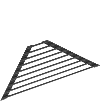 Sklopivi silikon trokutasti odvodni stalak za kuhinju (Materijal: silikon; Oblik: trokut; Funkcija: odvodni stalak za posuđe; Sklopiv)