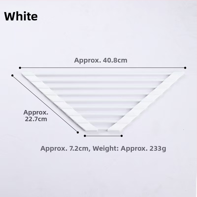 Sklopivi silikon trokutasti odvodni stalak za kuhinju (Materijal: silikon; Oblik: trokut; Funkcija: odvodni stalak za posuđe; Sklopiv)