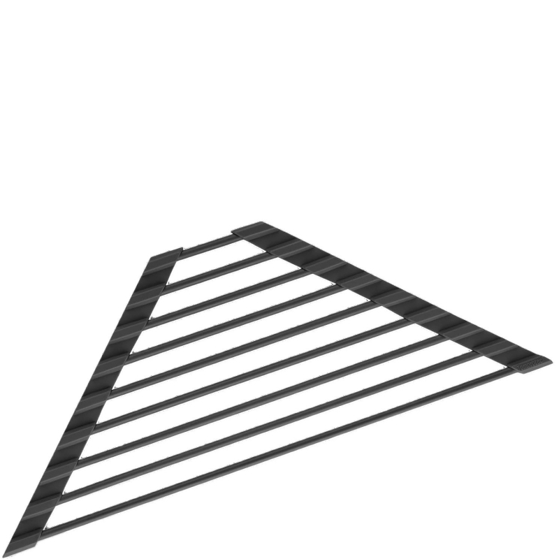 Sklopivi silikon trokutasti odvodni stalak za kuhinju (Materijal: silikon; Oblik: trokut; Funkcija: odvodni stalak za posuđe; Sklopiv)