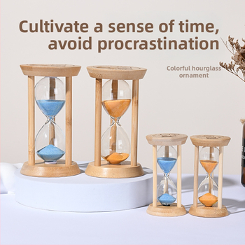 Svetlá presýpacia hodinka pre deti, odolná voči pádom, fúkané borosilikátové sklo, 3/5/10/30 minút, ozdoba s tekutým pieskom