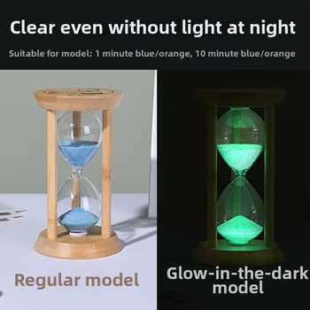 Svetlá presýpacia hodinka pre deti, odolná voči pádom, fúkané borosilikátové sklo, 3/5/10/30 minút, ozdoba s tekutým pieskom