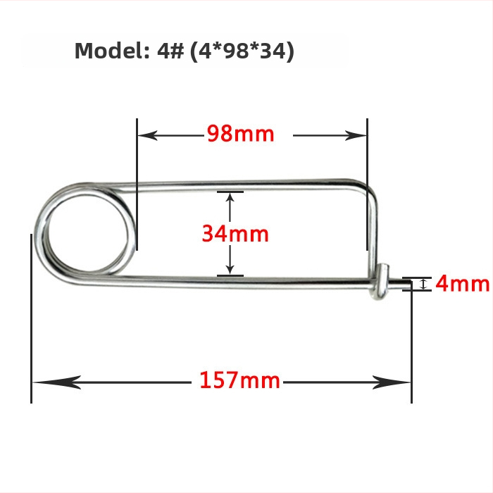 Lan Yue πείροι ελατηρίου από χάλυβα άνθρακα, ενισχυμένοι πείροι, ορθογώνιου τύπου, γαλβανισμένοι, DIN11023 πρότυπο, πείροι τοποθέτησης