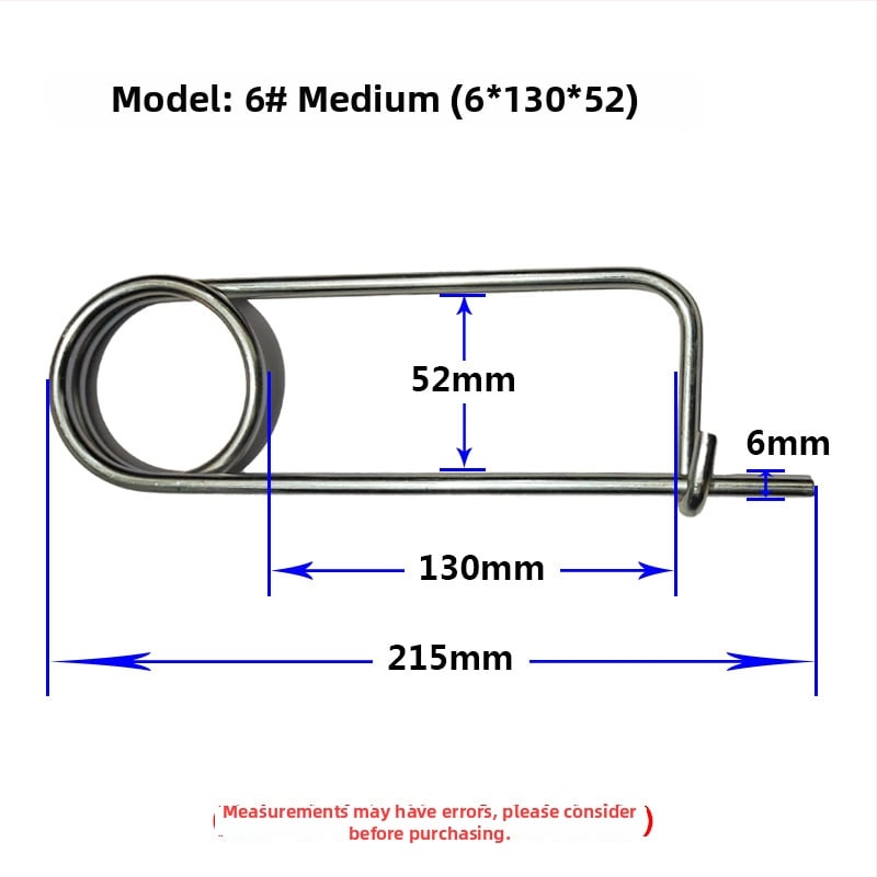 Lan Yue πείροι ελατηρίου από χάλυβα άνθρακα, ενισχυμένοι πείροι, ορθογώνιου τύπου, γαλβανισμένοι, DIN11023 πρότυπο, πείροι τοποθέτησης