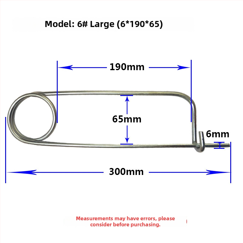 Lan Yue πείροι ελατηρίου από χάλυβα άνθρακα, ενισχυμένοι πείροι, ορθογώνιου τύπου, γαλβανισμένοι, DIN11023 πρότυπο, πείροι τοποθέτησης