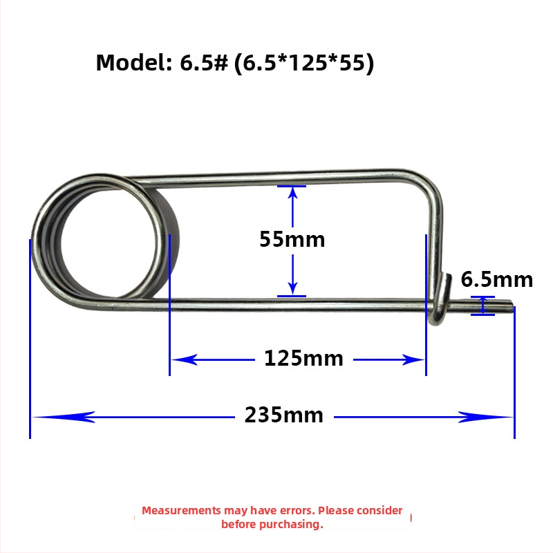Lan Yue πείροι ελατηρίου από χάλυβα άνθρακα, ενισχυμένοι πείροι, ορθογώνιου τύπου, γαλβανισμένοι, DIN11023 πρότυπο, πείροι τοποθέτησης