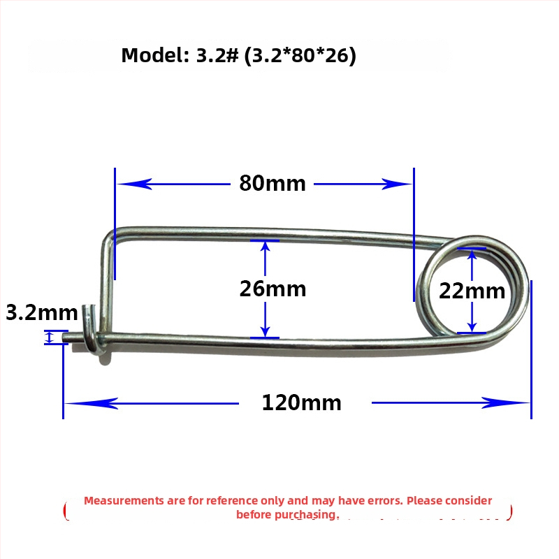 Lan Yue πείροι ελατηρίου από χάλυβα άνθρακα, ενισχυμένοι πείροι, ορθογώνιου τύπου, γαλβανισμένοι, DIN11023 πρότυπο, πείροι τοποθέτησης