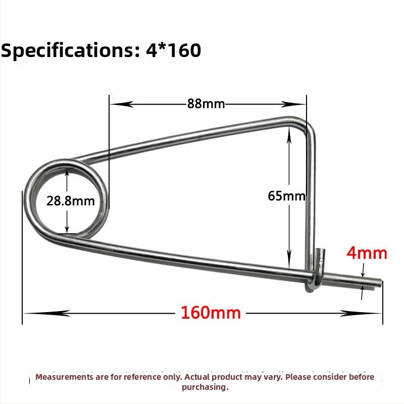 Lan Yue πείροι ελατηρίου από χάλυβα άνθρακα, ενισχυμένοι πείροι, ορθογώνιου τύπου, γαλβανισμένοι, DIN11023 πρότυπο, πείροι τοποθέτησης
