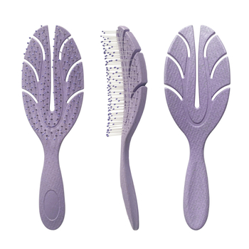 Masszázs fésű a hajhoz – búzaszalmából és nylonból, nedves és száraz használatra, Ningbo eredet