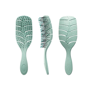 Masszázs fésű a hajhoz – búzaszalmából és nylonból, nedves és száraz használatra, Ningbo eredet