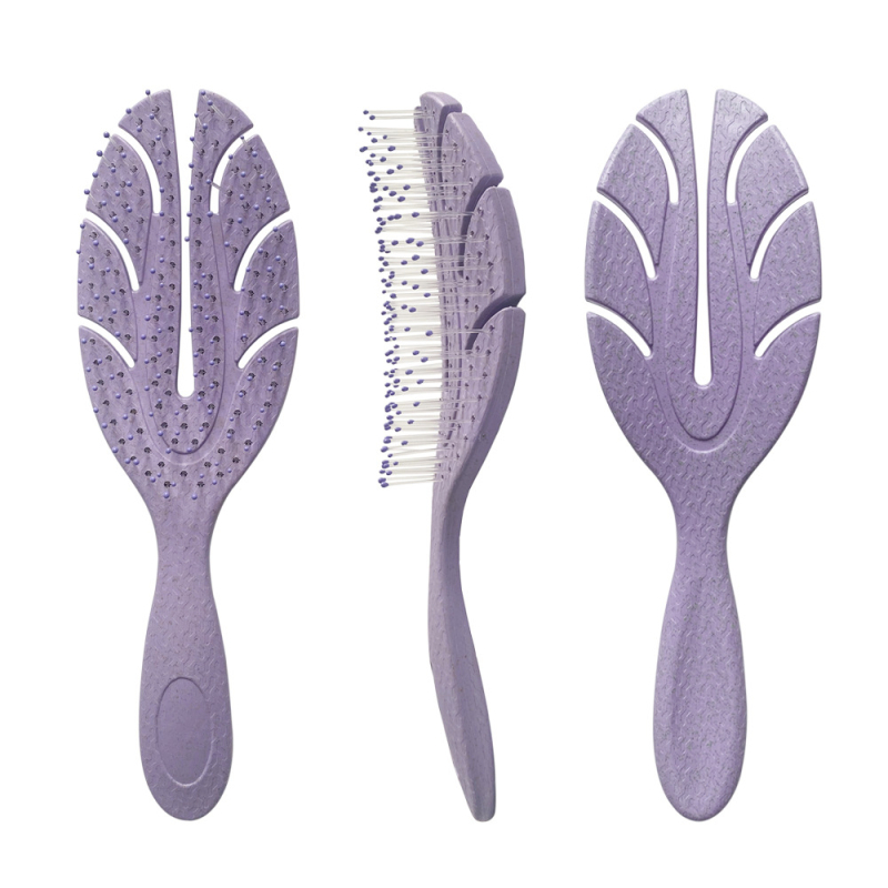 Masszázs fésű a hajhoz – búzaszalmából és nylonból, nedves és száraz használatra, Ningbo eredet