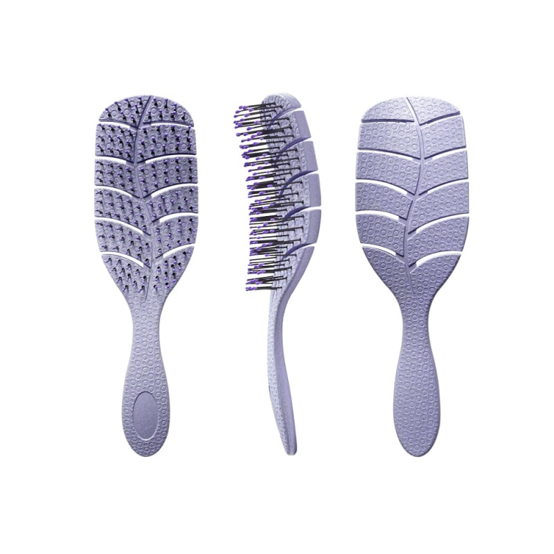 Masszázs fésű a hajhoz – búzaszalmából és nylonból, nedves és száraz használatra, Ningbo eredet
