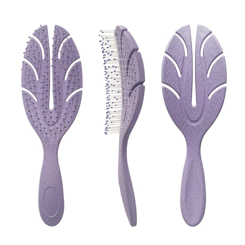 Masszázs fésű a hajhoz – búzaszalmából és nylonból, nedves és száraz használatra, Ningbo eredet