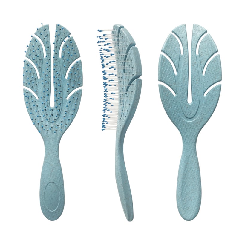 Masszázs fésű a hajhoz – búzaszalmából és nylonból, nedves és száraz használatra, Ningbo eredet