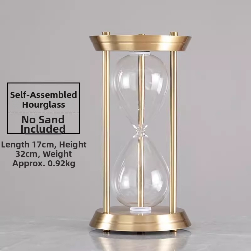 YIECGY Ozdoba s pieskovou hodinou zinkovej zliatiny – liata výroba, visací ornament