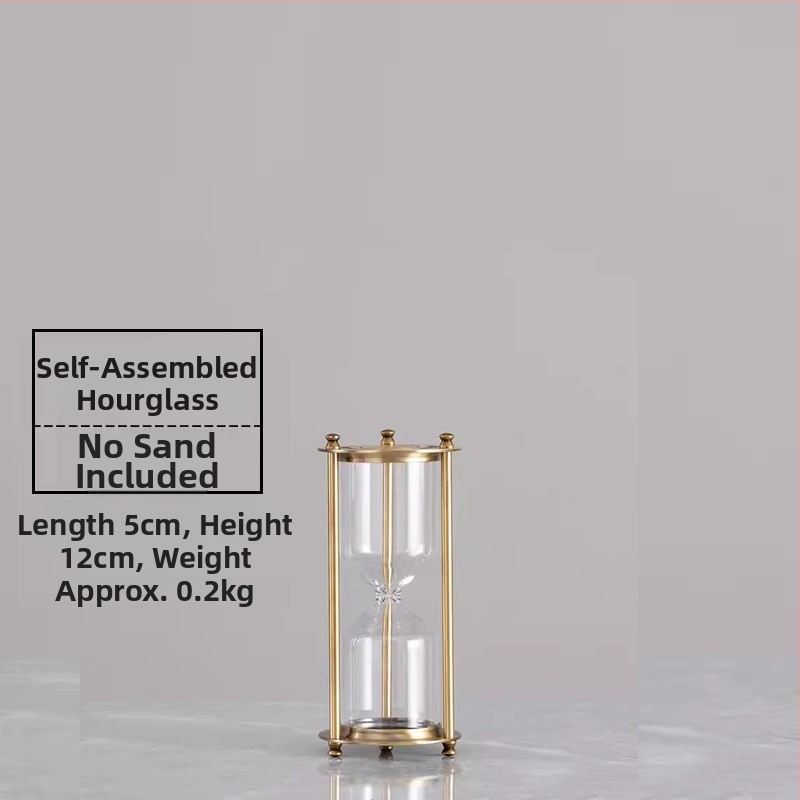 YIECGY Ozdoba s pieskovou hodinou zinkovej zliatiny – liata výroba, visací ornament