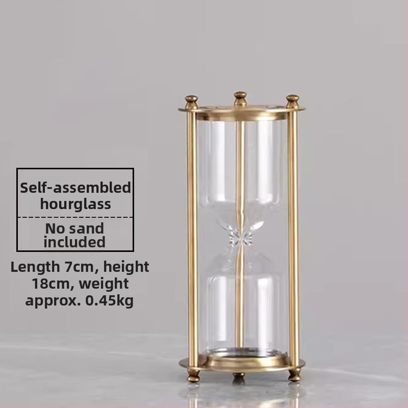 YIECGY Ozdoba s pieskovou hodinou zinkovej zliatiny – liata výroba, visací ornament