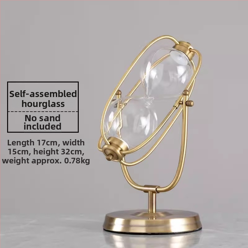 YIECGY Ozdoba s pieskovou hodinou zinkovej zliatiny – liata výroba, visací ornament