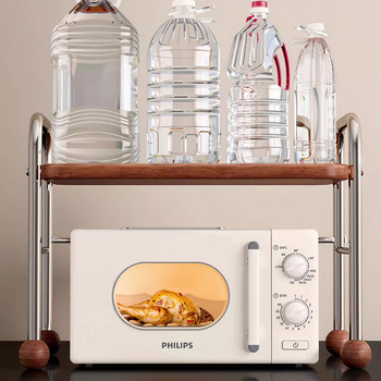 Ράφι αποθήκευσης φούρνου μικροκυμάτων, χάλυβας άνθρακα, νέου κινέζικου στυλ, μοντέλο: ράφι αποθήκευσης, επεξεργασία: προσαρμοσμένα δείγματα