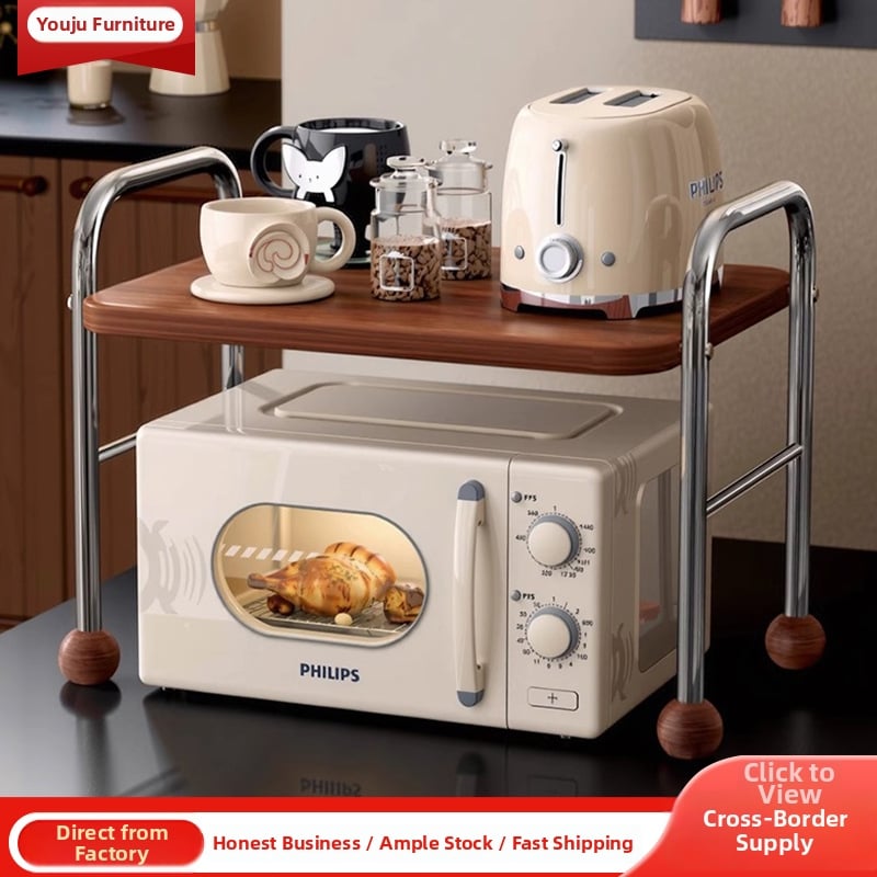 Ράφι αποθήκευσης φούρνου μικροκυμάτων, χάλυβας άνθρακα, νέου κινέζικου στυλ, μοντέλο: ράφι αποθήκευσης, επεξεργασία: προσαρμοσμένα δείγματα