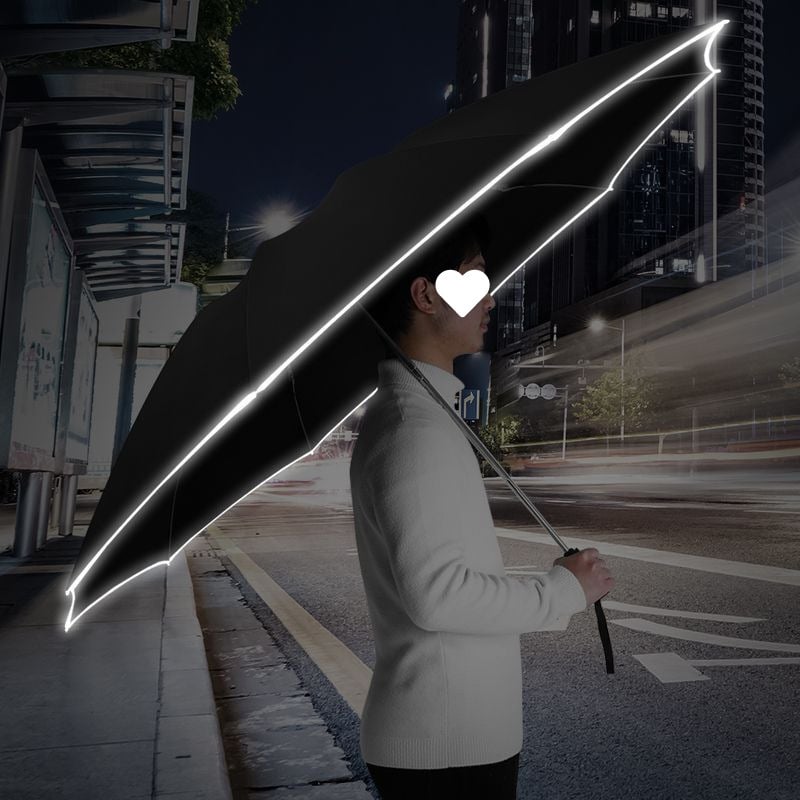 Αναστρεφόμενη ομπρέλα με ενισχυμένο αλουμινένιο σκελετό, ημι-αυτόματο κλείσιμο (Υλικό υφάσματος: Impact cloth; Πυκνότητα υφάσματος: 170t; Υλικό ακτίνων: Αλουμίνιο; Υλικό ράβδου: Αλουμίνιο; Υλικό λαβής: Αλουμίνιο)