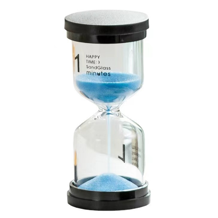 Стъклен пясъчен часовник-таймер, ръчна изработка, 30-минутен настолен декоративен комплект