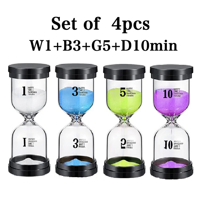 Стъклен пясъчен часовник-таймер, ръчна изработка, 30-минутен настолен декоративен комплект