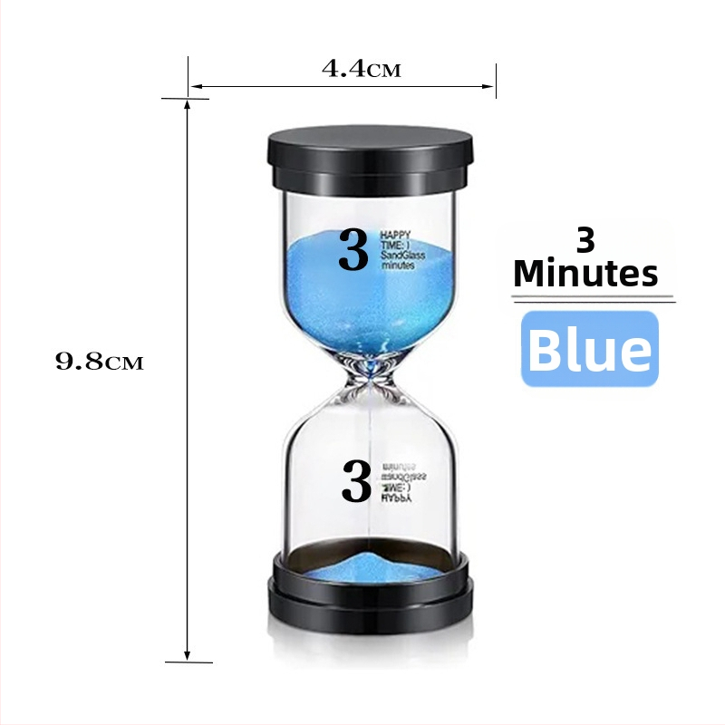 Стъклен пясъчен часовник-таймер, ръчна изработка, 30-минутен настолен декоративен комплект