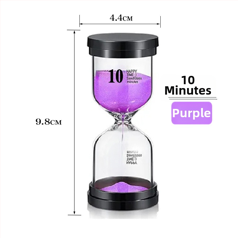 Стъклен пясъчен часовник-таймер, ръчна изработка, 30-минутен настолен декоративен комплект